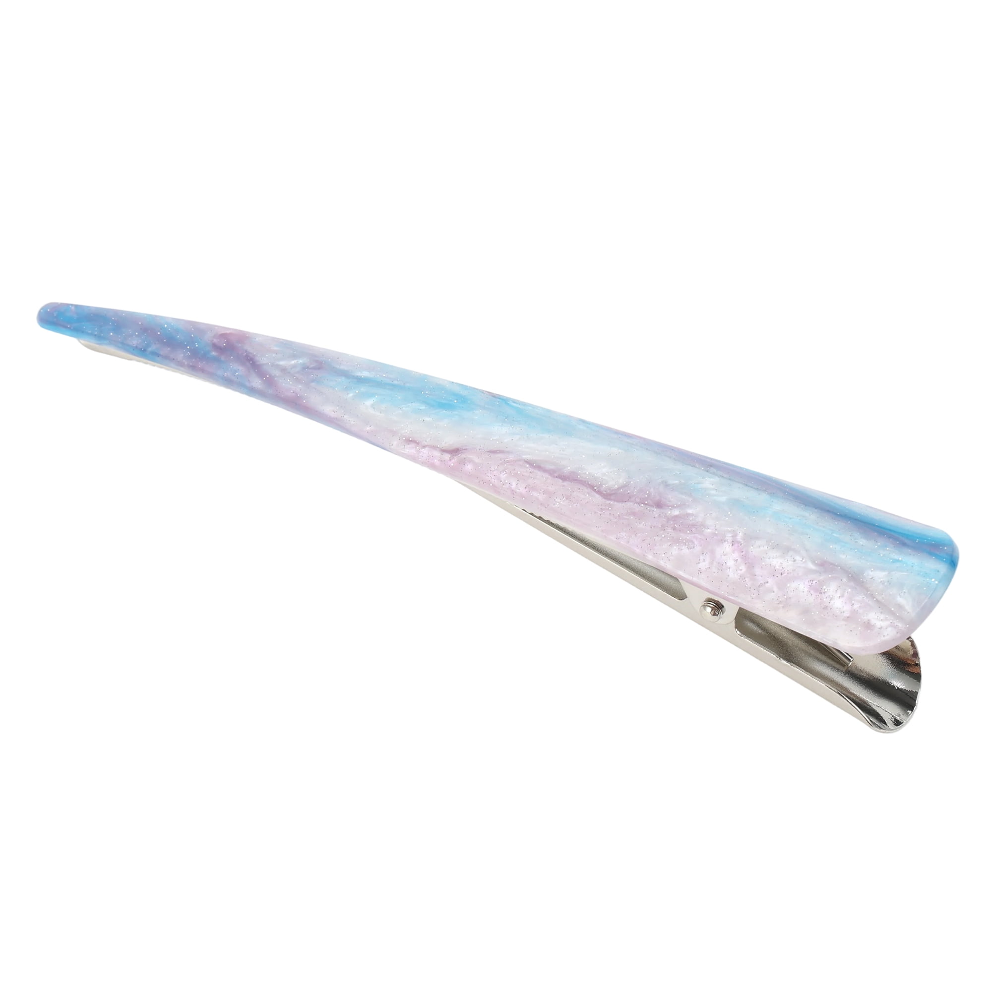 Unique Bargains Stylish Hairdos Everyday Use Fashion Acetic Acid Hair Clip Blue Purple