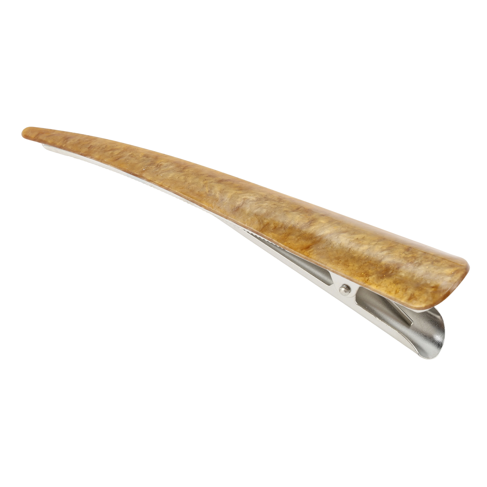Unique Bargains Stylish Hairdos Everyday Use Fashion Acetic Acid Hair Clip Champagne