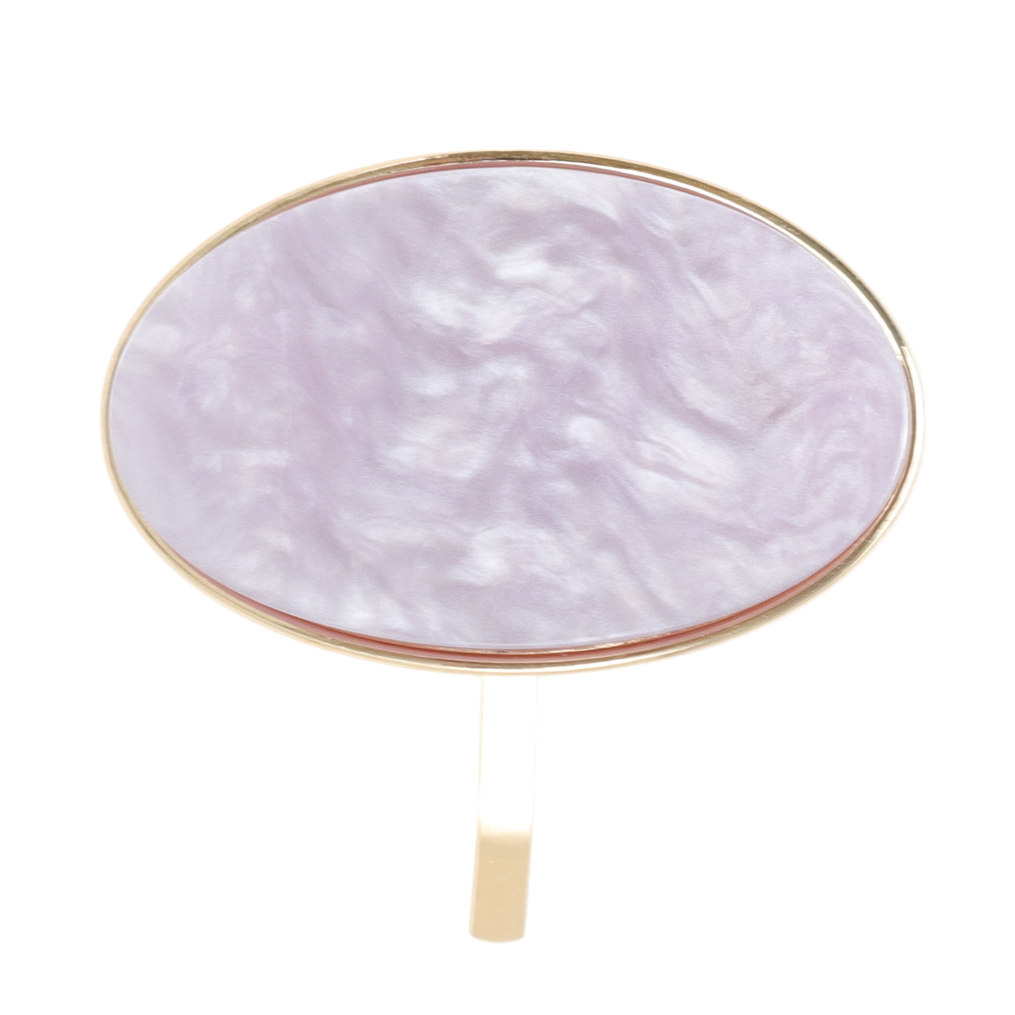 Unique Bargains Stylish Oval Ponytail Buckle Hair Clip for Women 1 Pc Purple