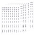 thumbnail image 1 of Unique Bargains Stylish Rhinestone Stickers Self Adhesive Acrylic Bling Face Gems Clear, 1 of 5