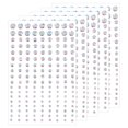 thumbnail image 1 of Unique Bargains Stylish Rhinestone Stickers Self Adhesive Acrylic Bling Face Gems Colorful, 1 of 5