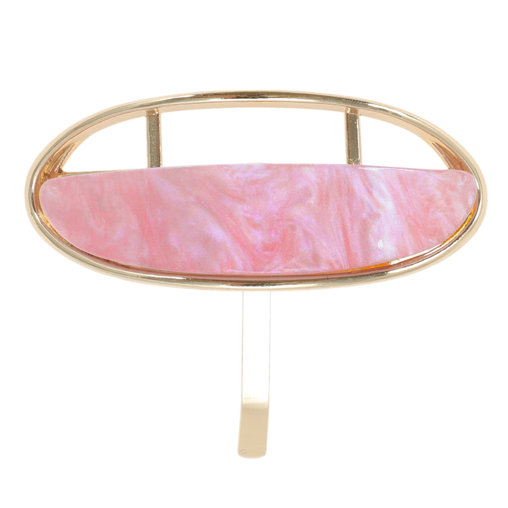 Unique Bargains Stylish Semi-hollow Ponytail Buckle Hair Clip for Women 1 Pc Pink