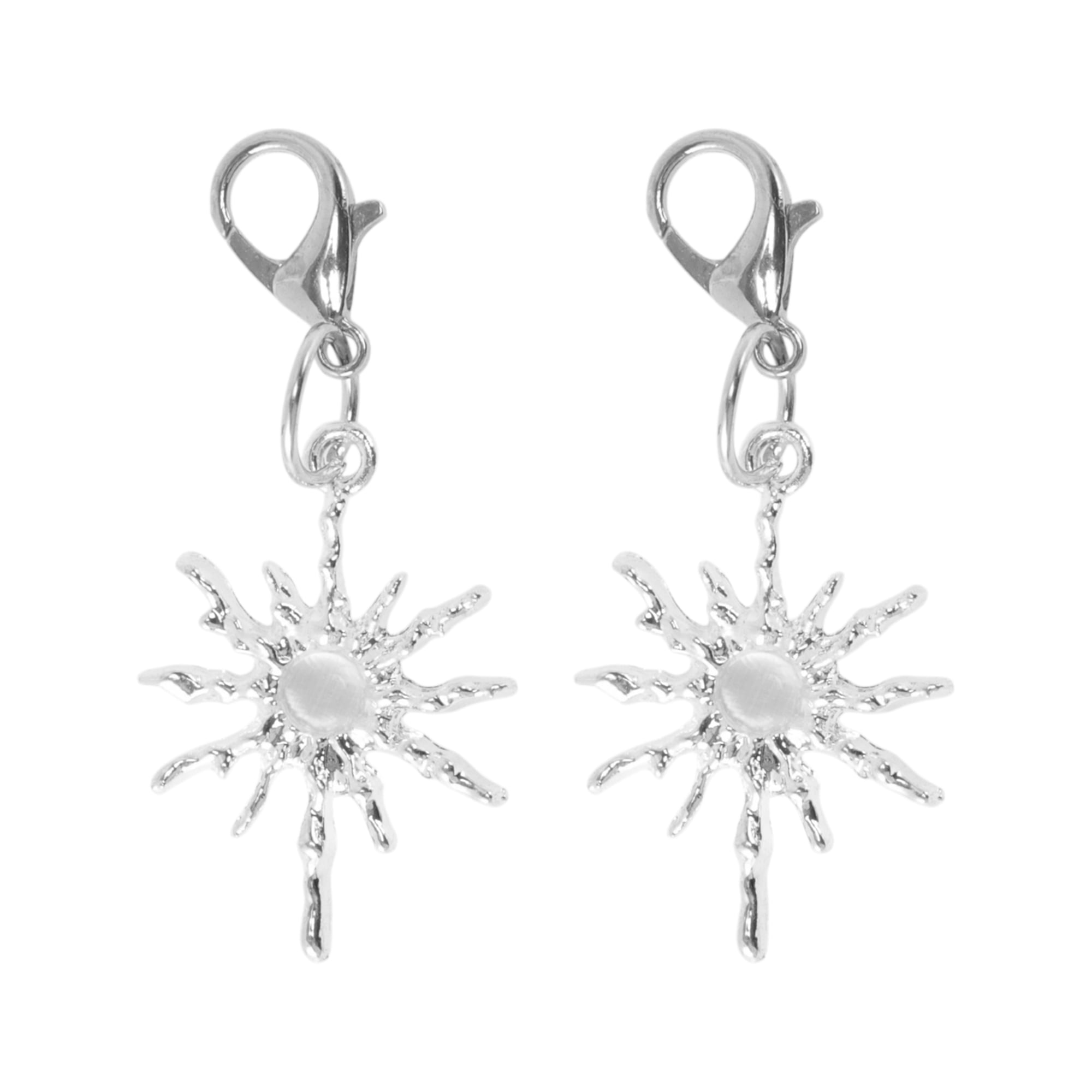 Unique Bargains Stylish Shoelace Charm Set for Custom Footwear Cat's Eye Sun