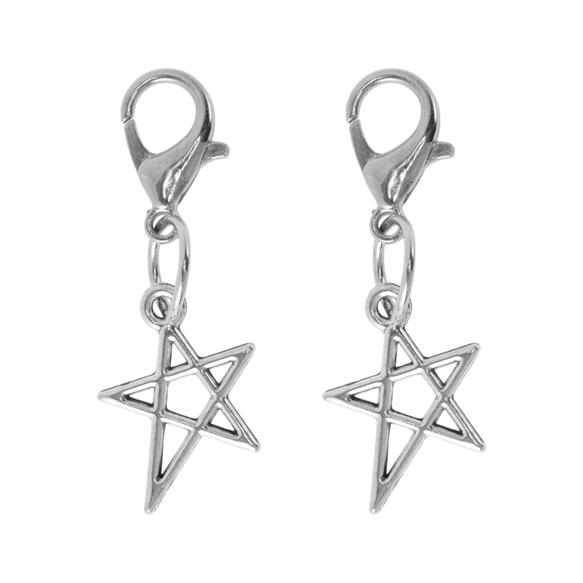 Unique Bargains Stylish Shoelace Charm Set for Custom Footwear Cutout Star
