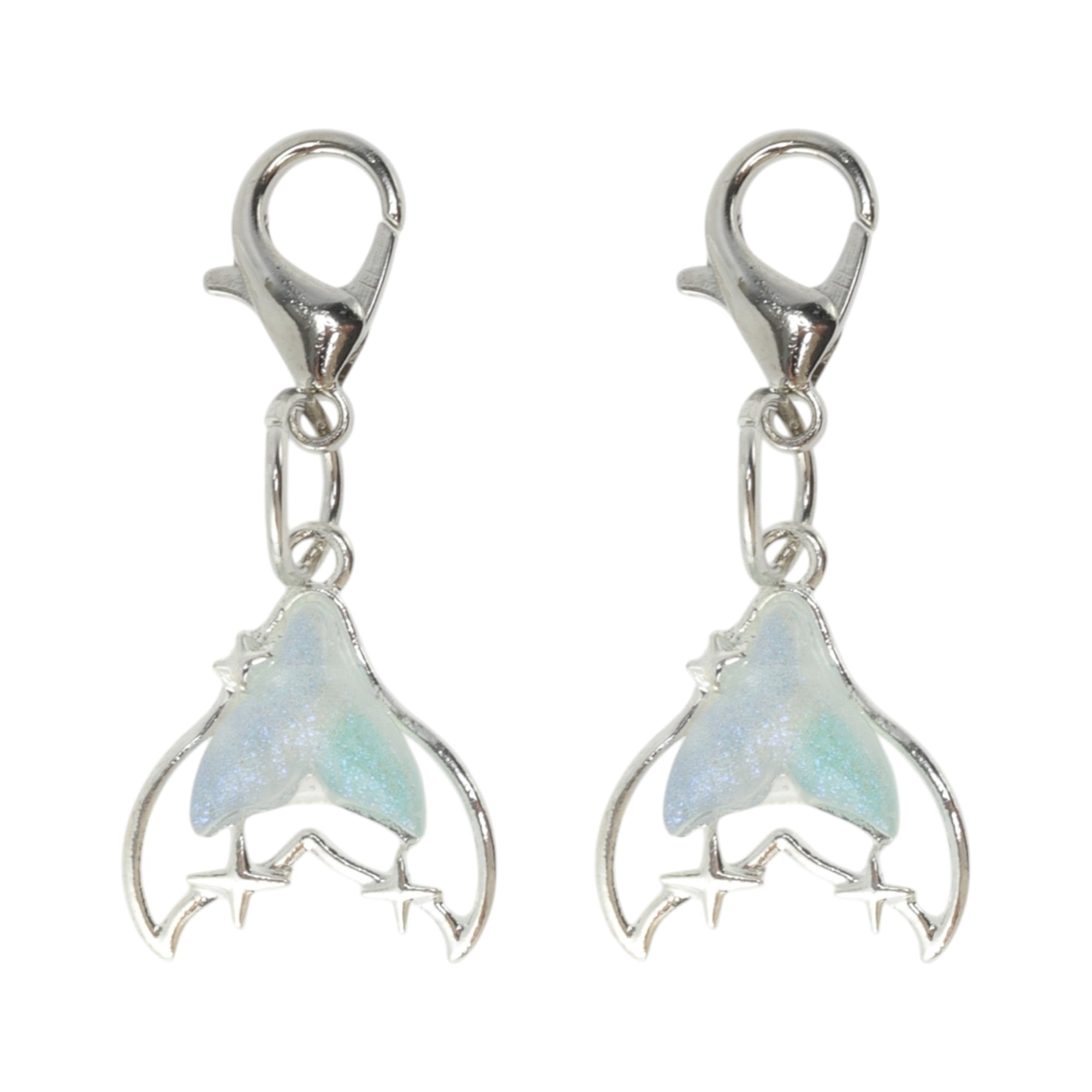 Unique Bargains Stylish Shoelace Charm Set for Custom Footwear Mermaid Tail