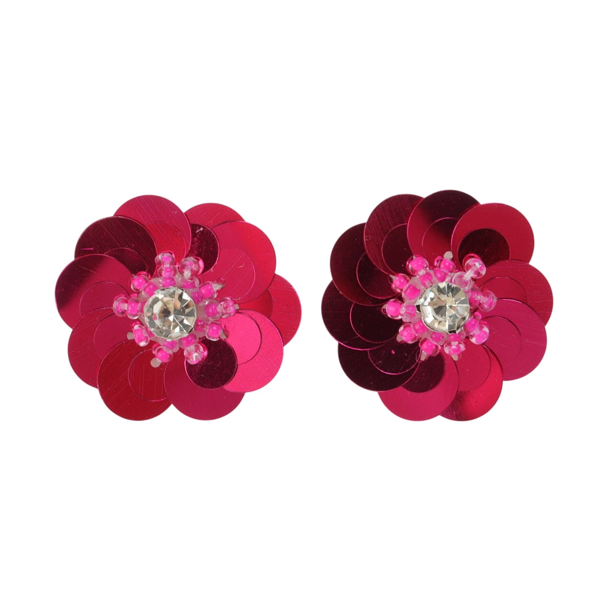 Unique Bargains Stylish Shoelace Charms for Personalization Rose Red