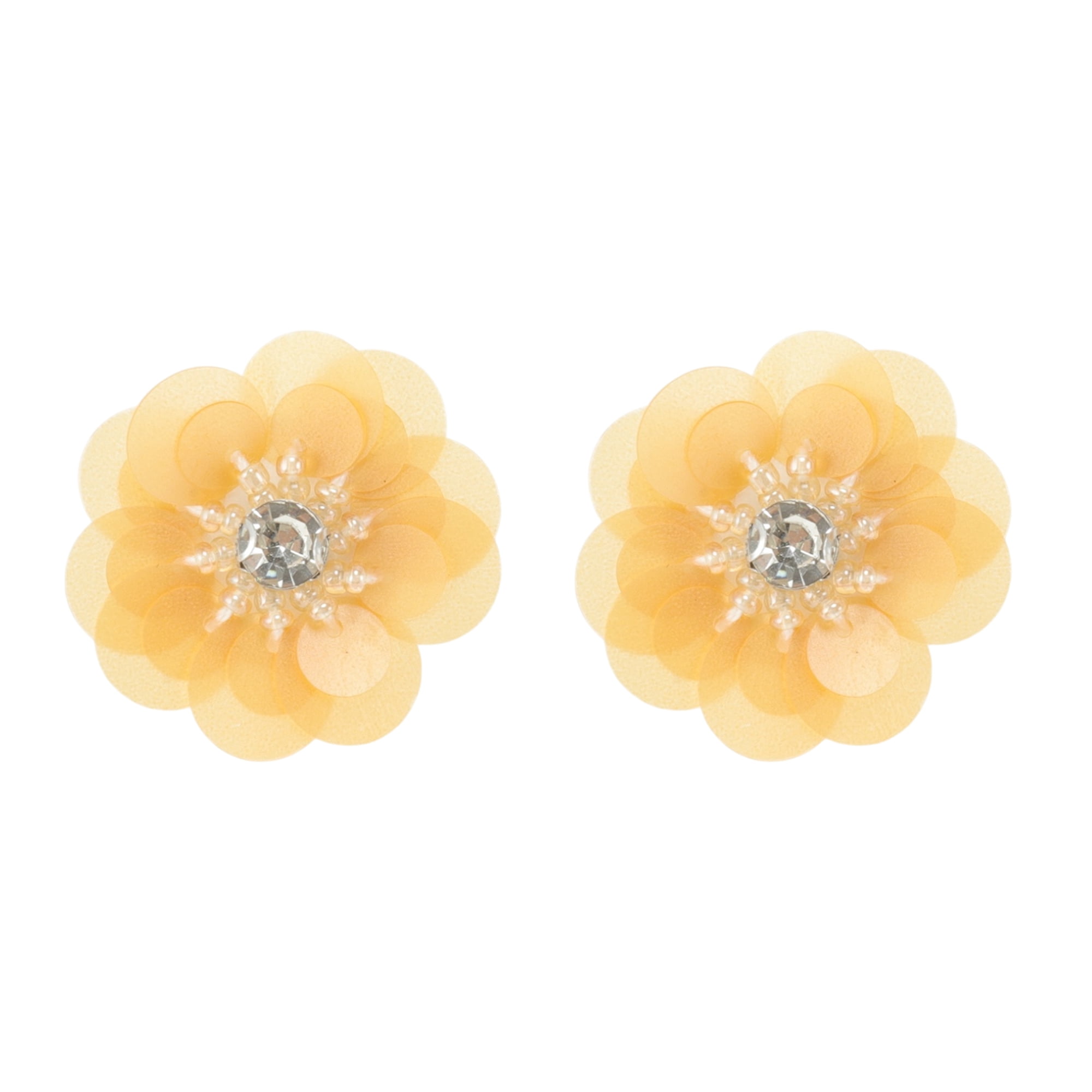 Unique Bargains Stylish Shoelace Charms for Personalization Transparent Yellow