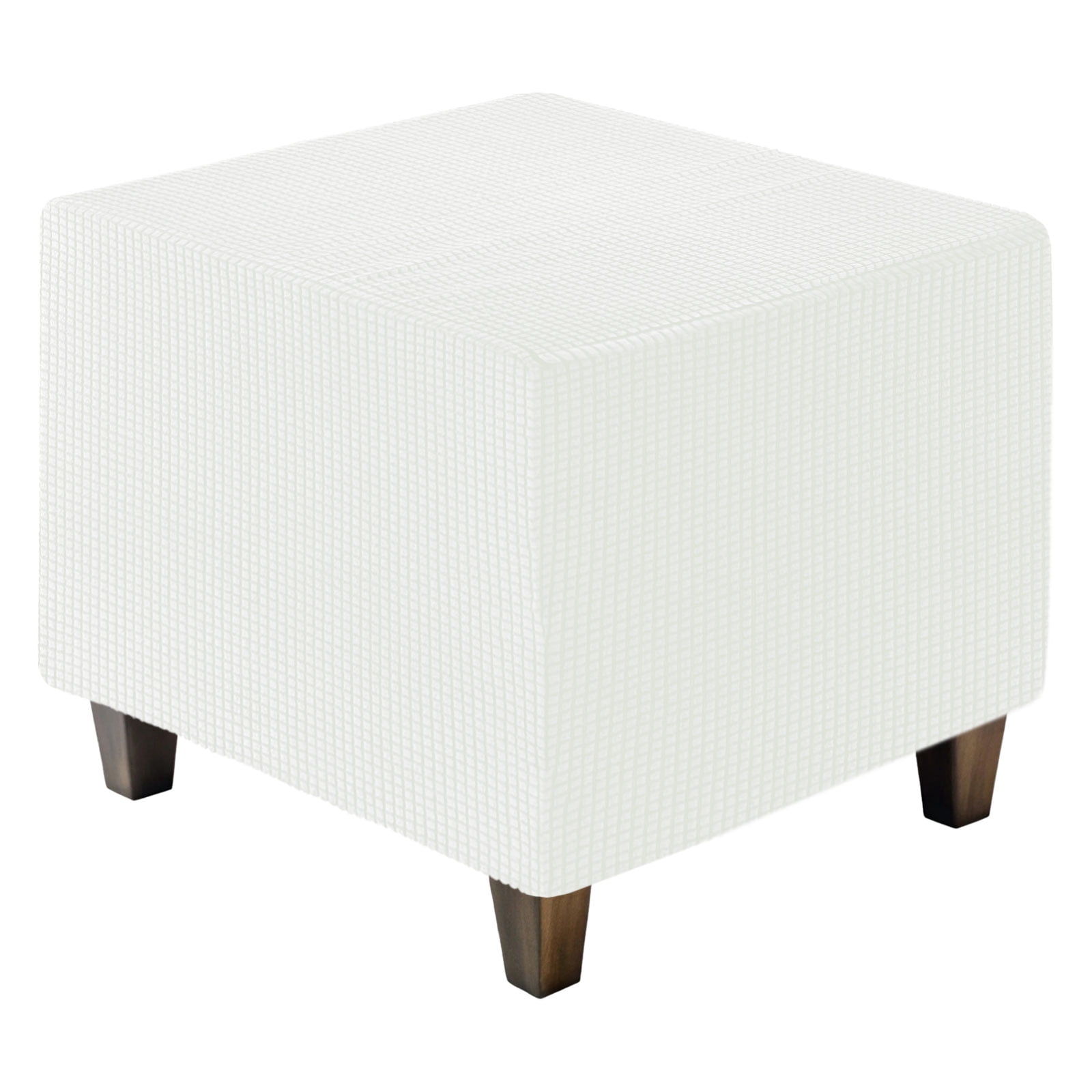 Unique Bargains Stylish Square Jacquard Slipcover White 23.6"–29.9" x 13.8"–17.7"