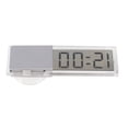thumbnail image 1 of Unique Bargains Suction Cup Mount Transparent LCD Display Digital Auto Car Electronic Clock, 1 of 2