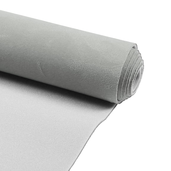 Unique Bargains Suede Fabric 160G Headliner Fabric 120.08"Lx59.84"W Interior Trim DIY Roof Repair Replacement Foam Backing for Car RV SUV Automotive Light Gray 1 Pcs