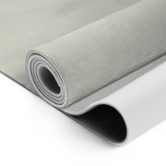 Unique Bargains Suede Fabric 160G Headliner Fabric 59.84"L x 59.84"W Interior Trim DIY Roof Repair Replacement Foam Backing for Car RV SUV Automotive Beige 1 Pcs