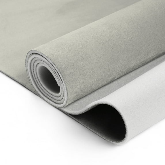 Unique Bargains Suede Fabric 160G Headliner Fabric 85.04"L x 59.84"W Interior Trim DIY Roof Repair Replacement Foam Backing for Car RV SUV Automotive Beige 1 Pcs