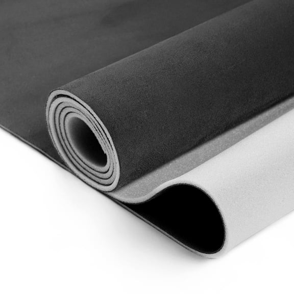 Unique Bargains Suede Fabric 160g Headliner Fabric 60" L x 38" W Interior Trim DIY Roof Repair Replacement Foam Backing for Car Truck RV SUV Automotive Black 1 Pc