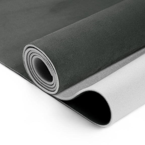 Unique Bargains Suede Fabric 160g Headliner Fabric 74" L x 60" W Interior Trim DIY Roof Repair Replacement Foam Backing for Car RV SUV Automotive Dark Gray 1 Pc