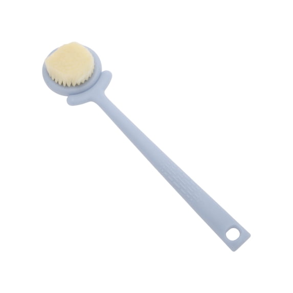 Unique Bargains Sunflower Long Handle Bath Brush 1 Pc Blue