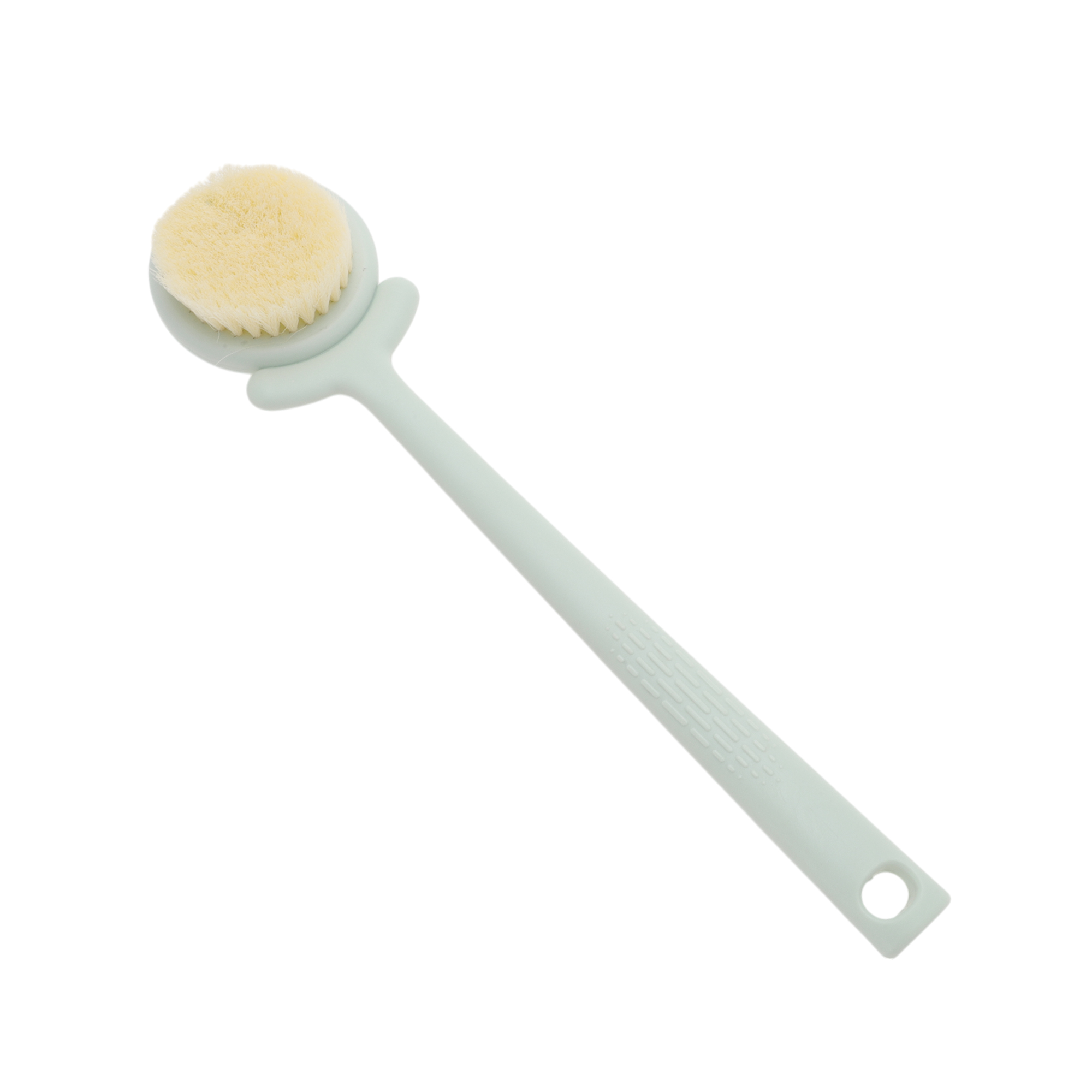 Unique Bargains Sunflower Long Handle Bath Brush 1 Pc Green