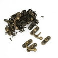 thumbnail image 1 of Unique Bargains Swing Bag Clasp Lock Box Right Latch Closure Case Bronze Tone 20Pcs, 1 of 3