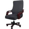 thumbnail image 1 of Unique Bargains Swivel Stretch Computer Chair Cover Slipcovers Gray, 1 of 8