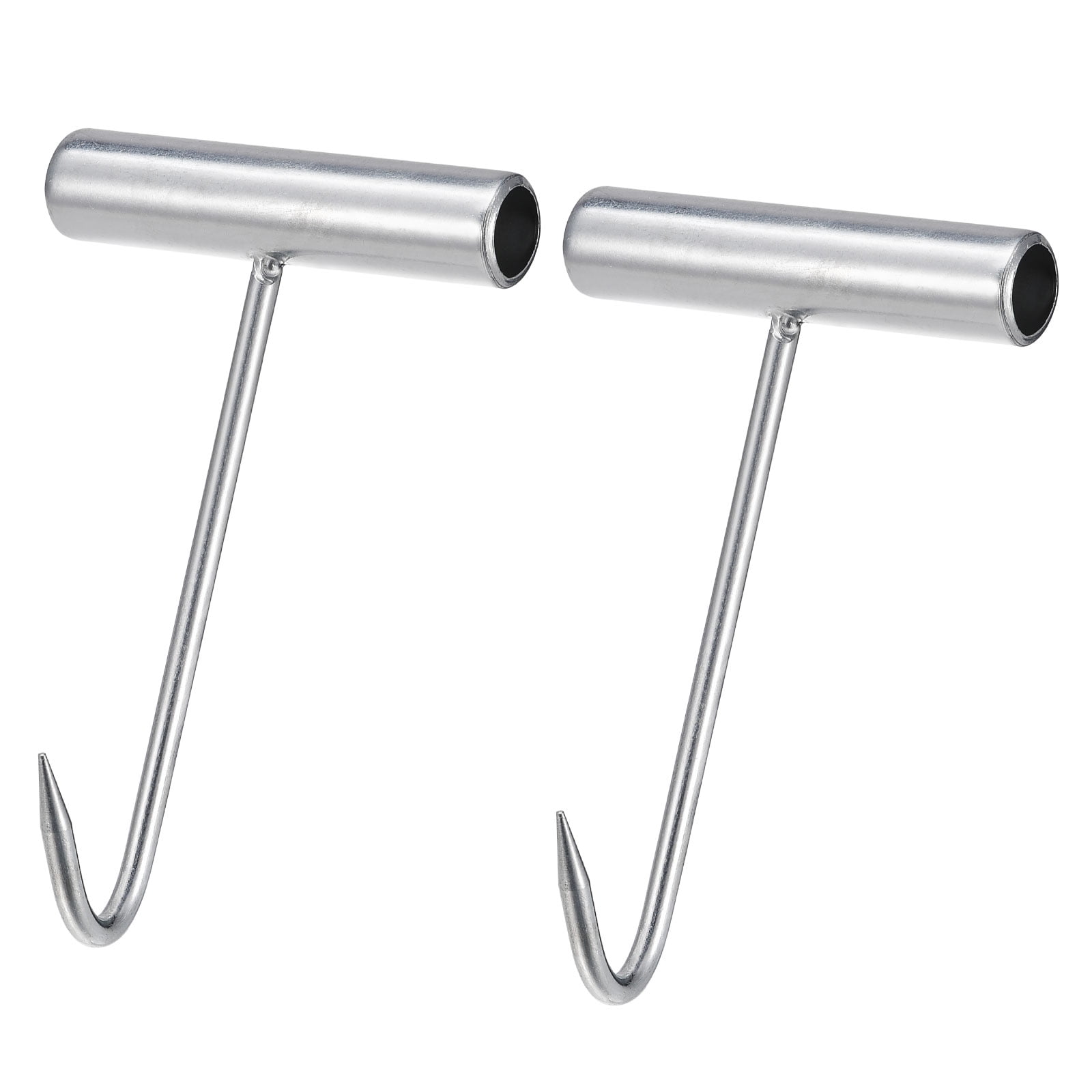 Unique Bargains T-Handle Meat Boning Hook Stainless Steel T Hooks for Kitchen 6"