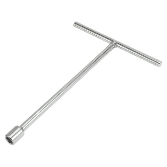 Unique Bargains 1 Pcs Universal Socket Wrench 18.5x13.5cm Spanner Socket Remover Hexagon Carbon Steel for Car Motorcycle Dirtbike T-Handle Wrench Sleeve 10mm