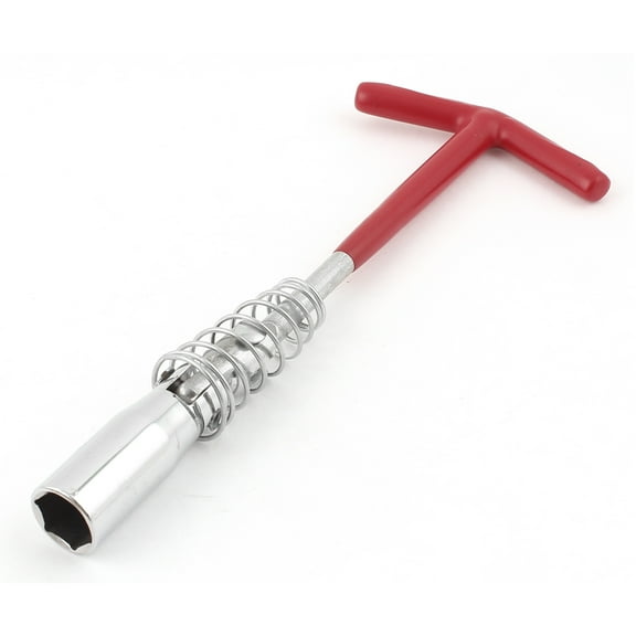 Unique Bargains T-handle 5/8" 16mm Car Spark Plug Wrench Spanner Socket Remover
