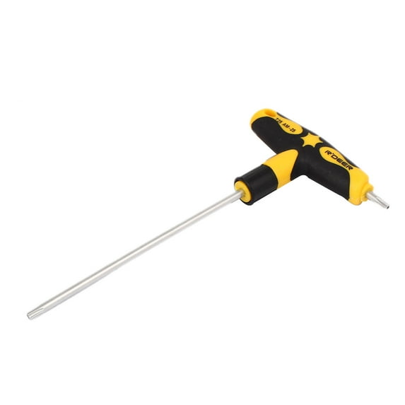 Unique Bargains T25 T-Handle Torx Security Torque Star Key CR-V Alloy Steel Screwdriver Wrench