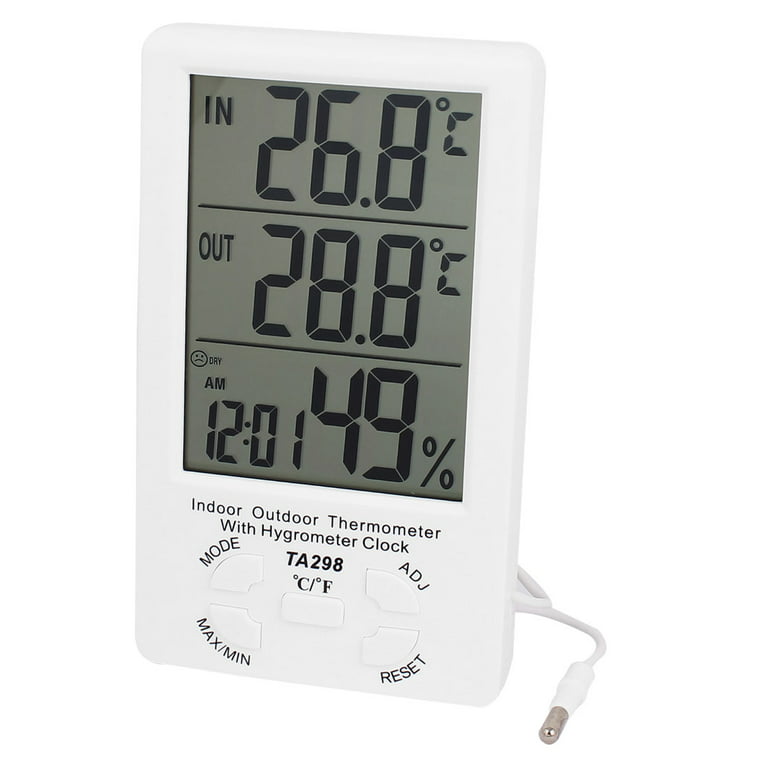Digital Thermometer & Hygrometer w/Temperature & Humidity