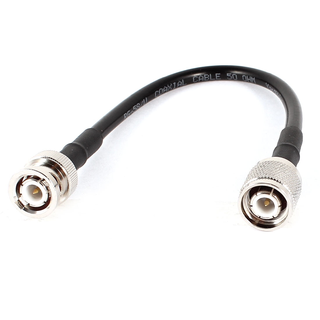 Unique Bargains TNC Male to BNC Male Plug Straight Connector RG58 Low