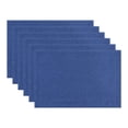 thumbnail image 1 of Unique Bargains Table Placemats 6 Pcs Polyester Placemats for Dining Table Decor Blue, 1 of 6