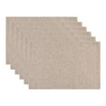 thumbnail image 1 of Unique Bargains Table Placemats 6 Pcs Polyester Placemats for Dining Table Decor Khaki, 1 of 6