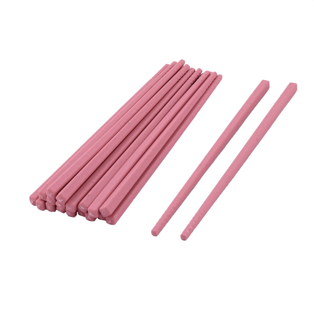 Unique Bargains Tableware Dinnerware Plastic Chinese Style Dinner Lunch Chopsticks Pink 10 Pairs