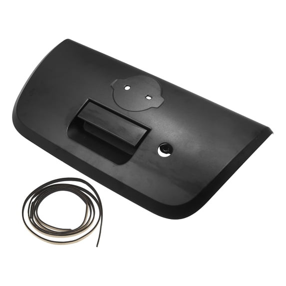 Unique Bargains Tailgate Handle Rear Door Liftgate Latch Handle Fit for Nissan Frontier with Bezel Keyhole Black