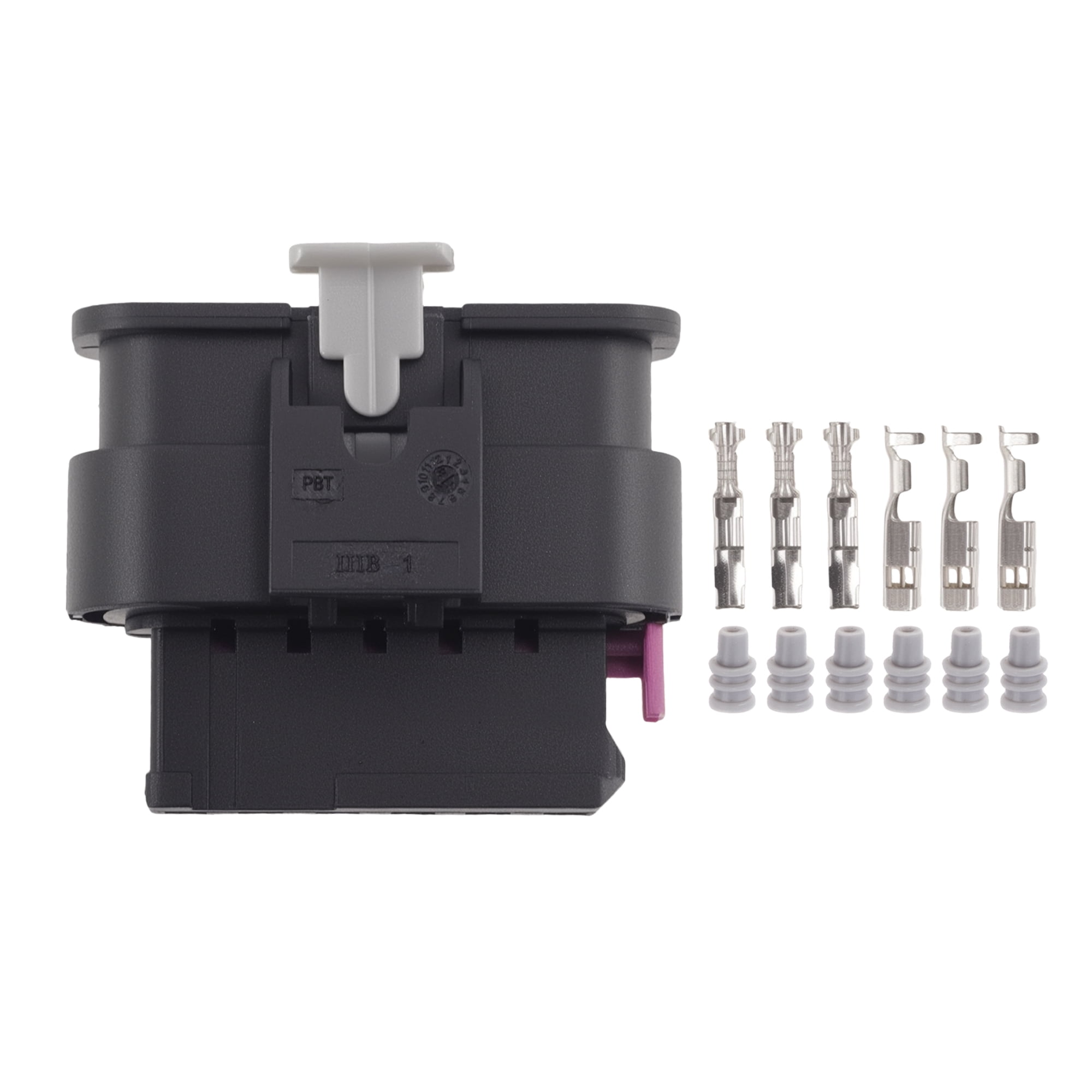 Unique Bargains Taillight Connector 6 Pin Light Connector Plug Socket ...