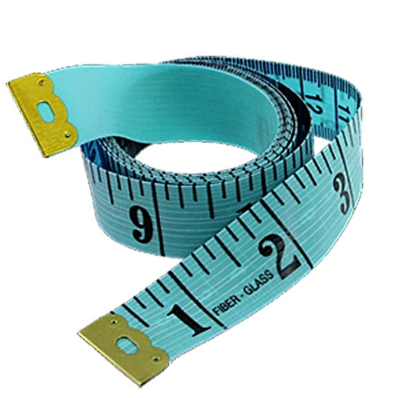 Unique Bargains Tailor Seamstress Sewing 1.5M Cloth Ruler Measuring Tape Green Black