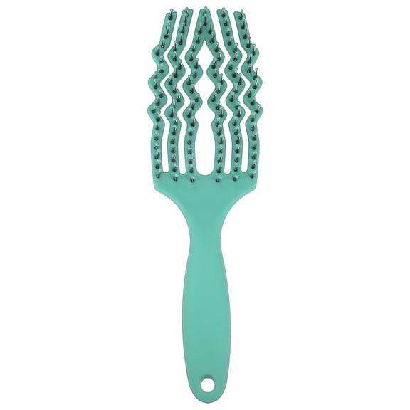 Unique Bargains Tangle Hair Brush Paddle Detangler for All Hair Types Blue