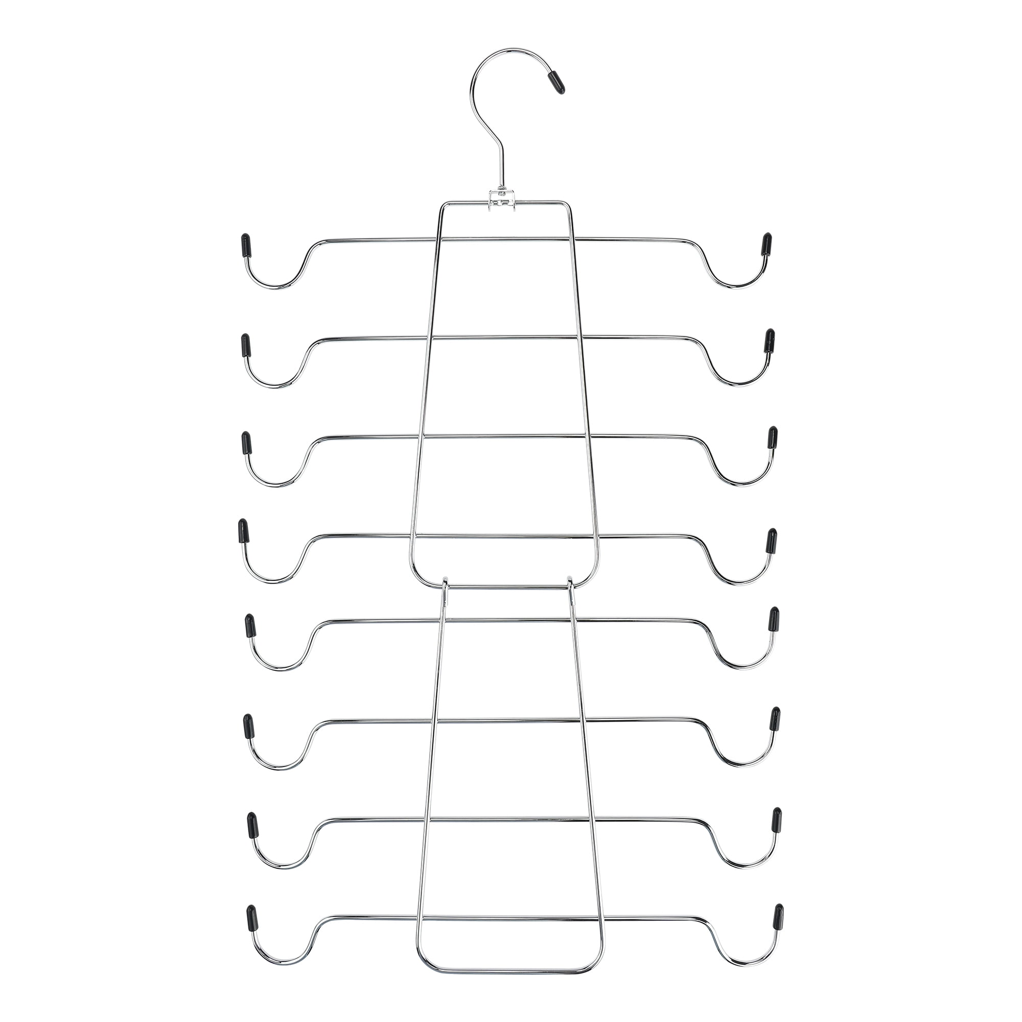 Unique Bargains Tank Top Hangers Non-Slip Hanging Sport Bras Holder Black 4 Pcs