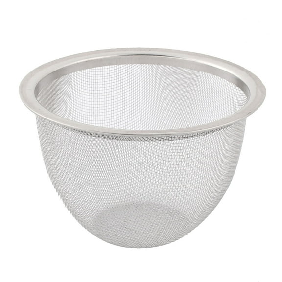 Unique Bargains Tea Leaf Spice Stainless Steel Round Wire Mesh Filter Strainer 3.15' Dia
