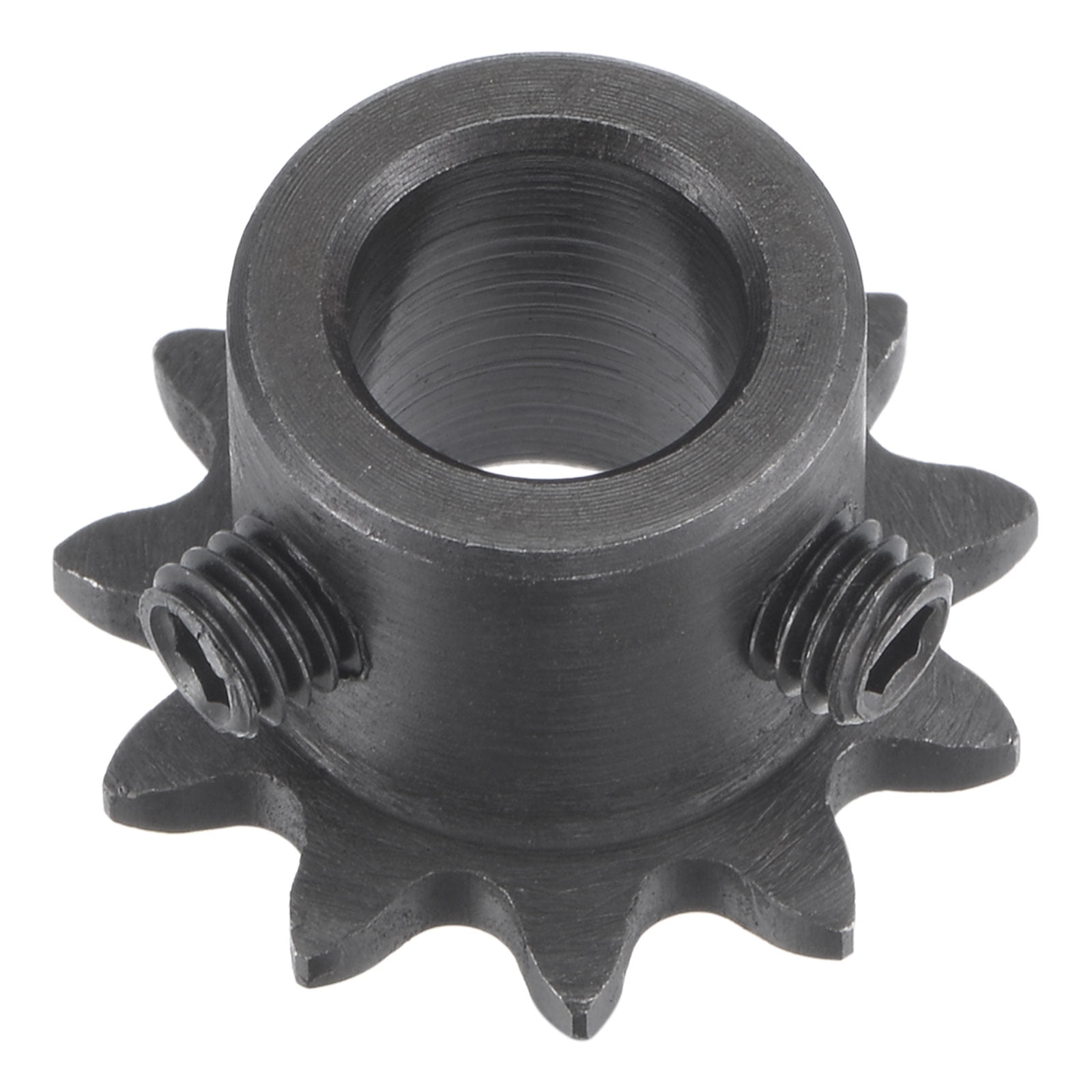 Unique Bargains Teeth Sprocket Made Of Carbon Steel With Set Screw For Secure Mounting 8mm