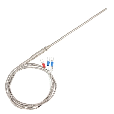 Unique Bargains Temperature Controller PT100 Thermocouple Sensor Probe 2M