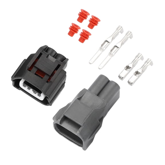 Unique Bargains Temperature Sensor Connector Plug Waterproof Male Female Wire Terminal Connector for Toyota 1 Set