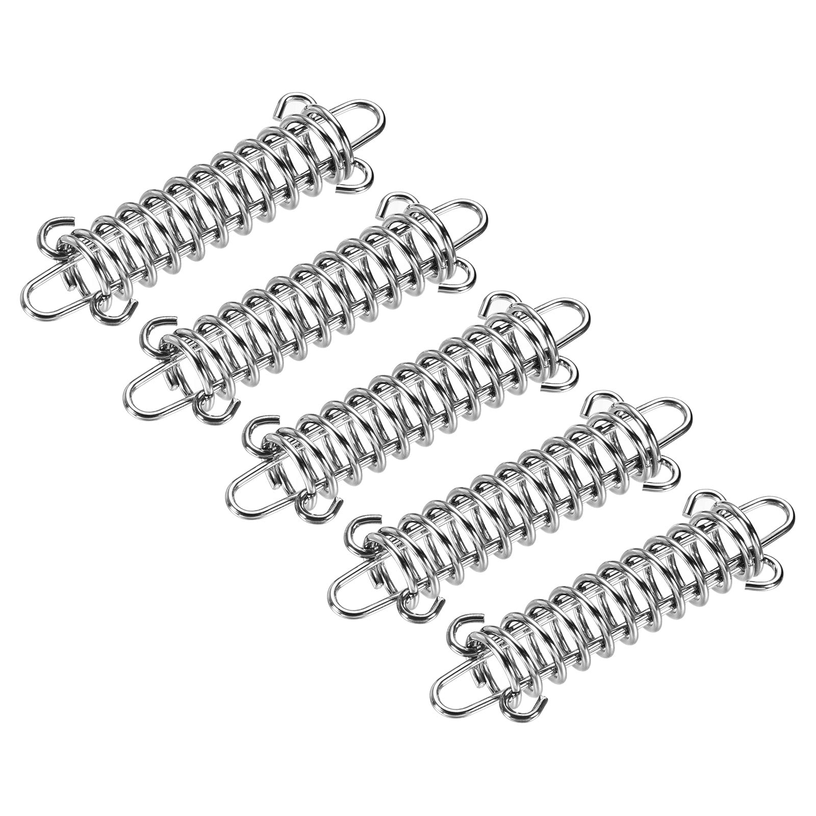 Unique Bargains Tent Spring Buckle Stainless Steel Rope Tensioner for Awning Tarps