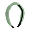 thumbnail image 1 of Unique Bargains Textured Cotton Knot Headband Soft Hairband for Women 1.3 Inch Height Green, 1 of 7