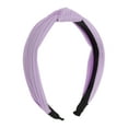 thumbnail image 1 of Unique Bargains Textured Cotton Knot Headband Soft Hairband for Women 1.3 Inch Height Purple, 1 of 7