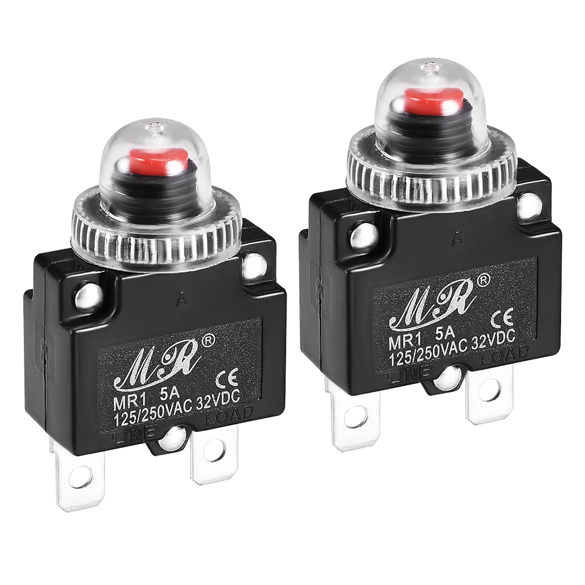 4 PCS 91 series Overload Protector 1A Electrical automatic Circuit 4 PCS 91  series Overload Protector 4 PCS 91 series Overload Protector 1A Electrical automatic Circuit