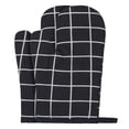 thumbnail image 1 of Unique Bargains Thick Cotton Lining Heat-Resistant Cooking Gloves Black, 1 of 6