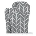 thumbnail image 1 of Unique Bargains Thick Cotton Lining Heat-Resistant Cooking Gloves Gray, 1 of 6