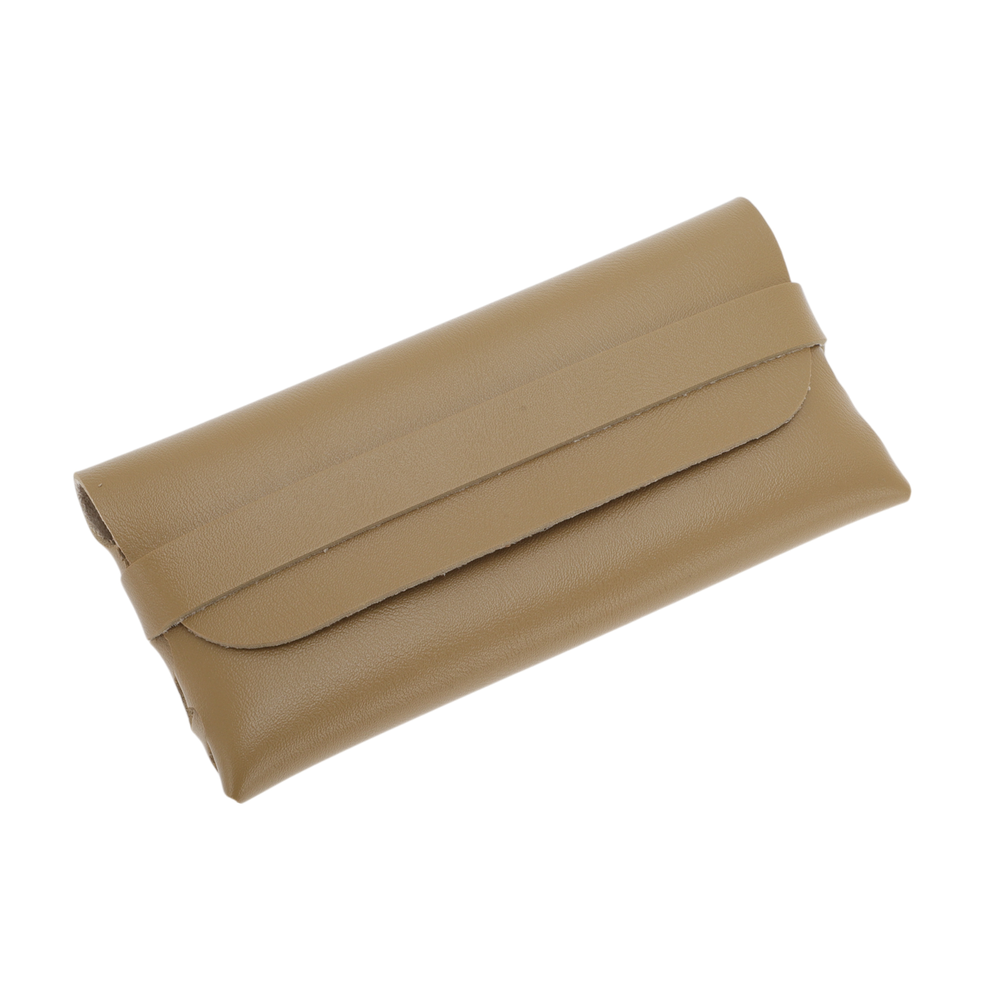Unique Bargains Thick Eyeglasses Case Lightweight Eyeglasses Storage 1 Pc Champagne