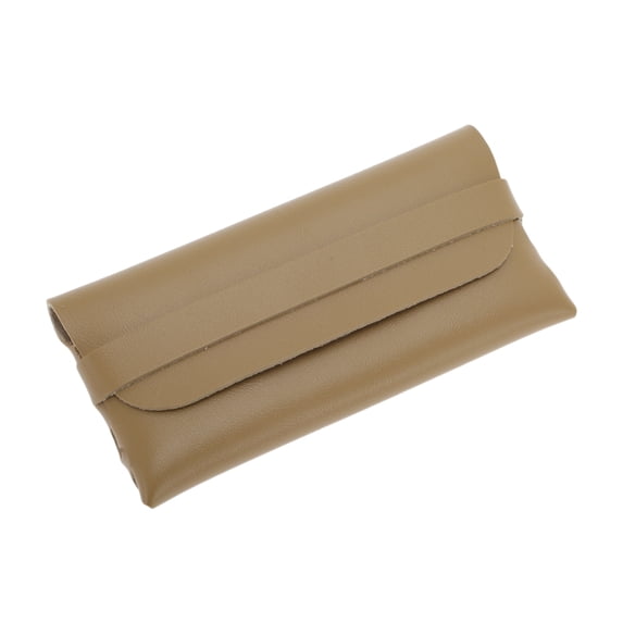 Unique Bargains Thick Eyeglasses Case Lightweight Eyeglasses Storage 1 Pc Champagne