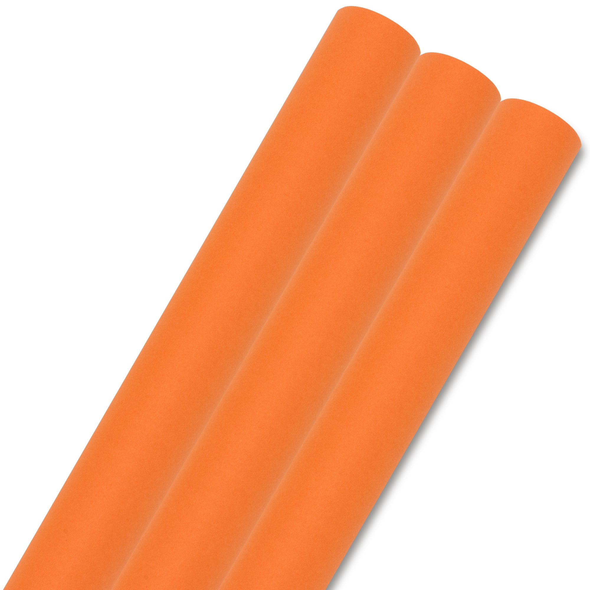 Unique Bargains Thick Gift Wrapping Paper Anti-Tear Giant Matte Sheets Orange 39.4"x 27.6"
