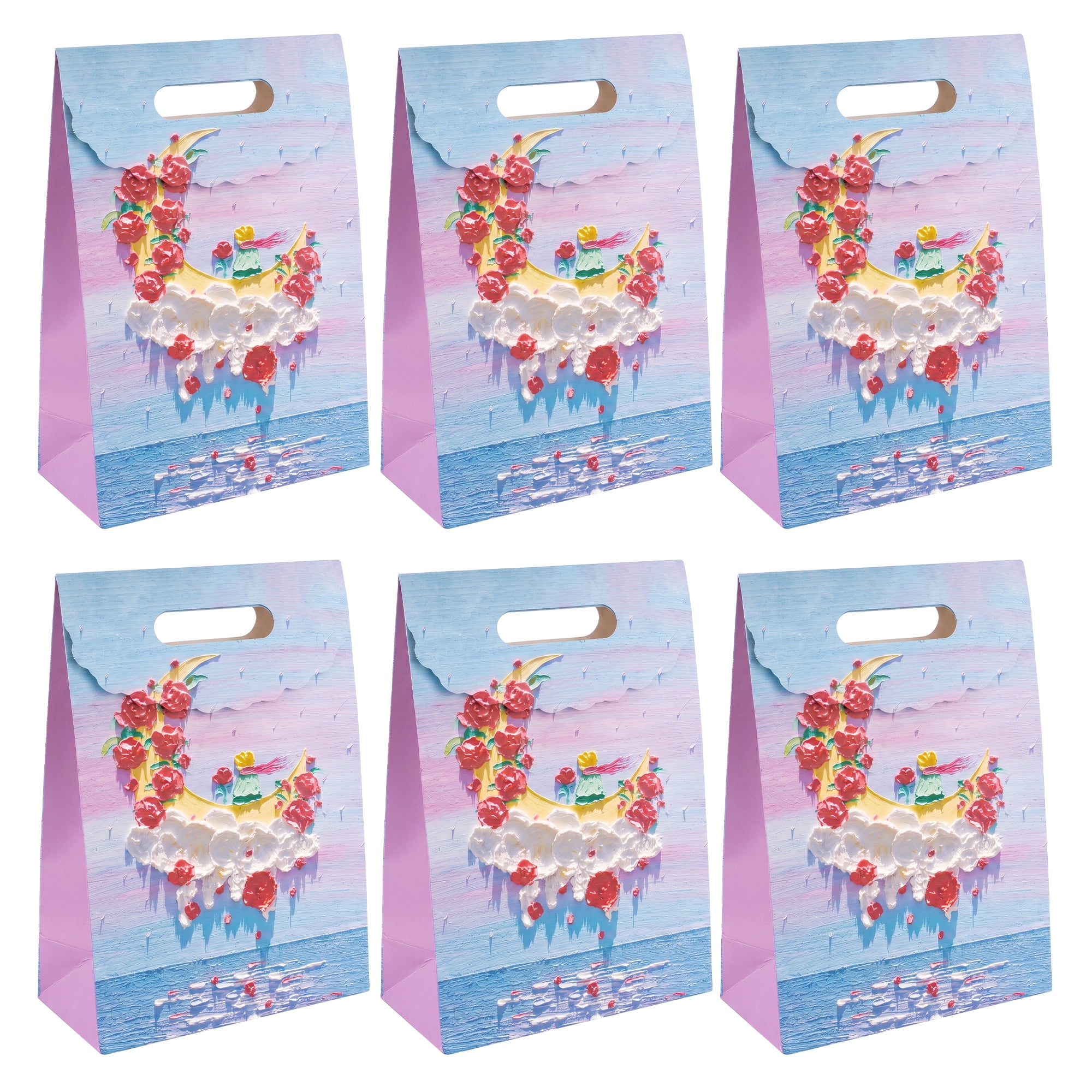 Unique Bargains Thickened Gift Bags with Comfortable Handles Prince 5.9" x 2.8" x 8.3"